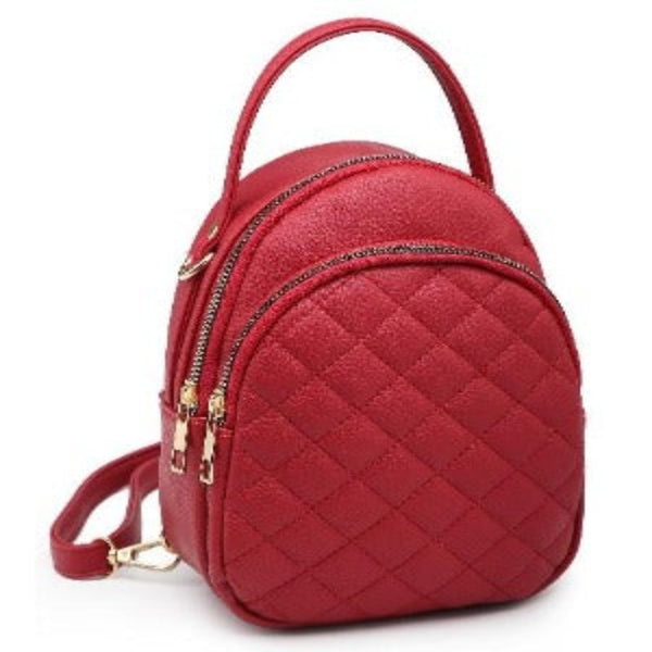 Quilted Convertible Backpack