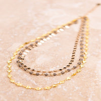 Trinity Triple Strand Necklace