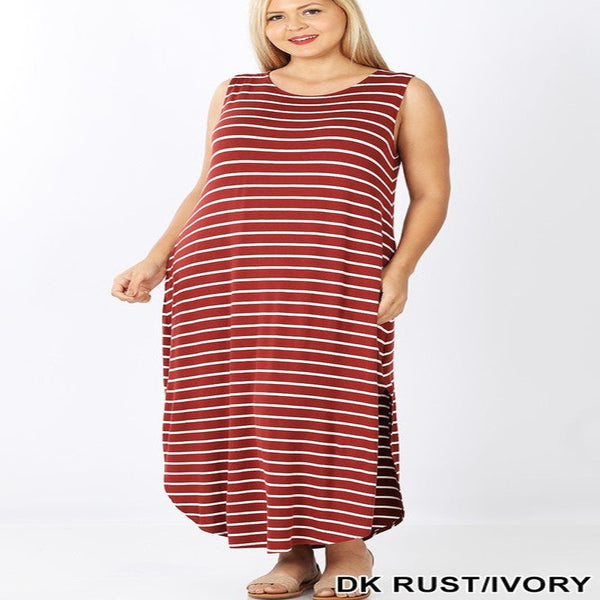 Zenana Striped Maxi